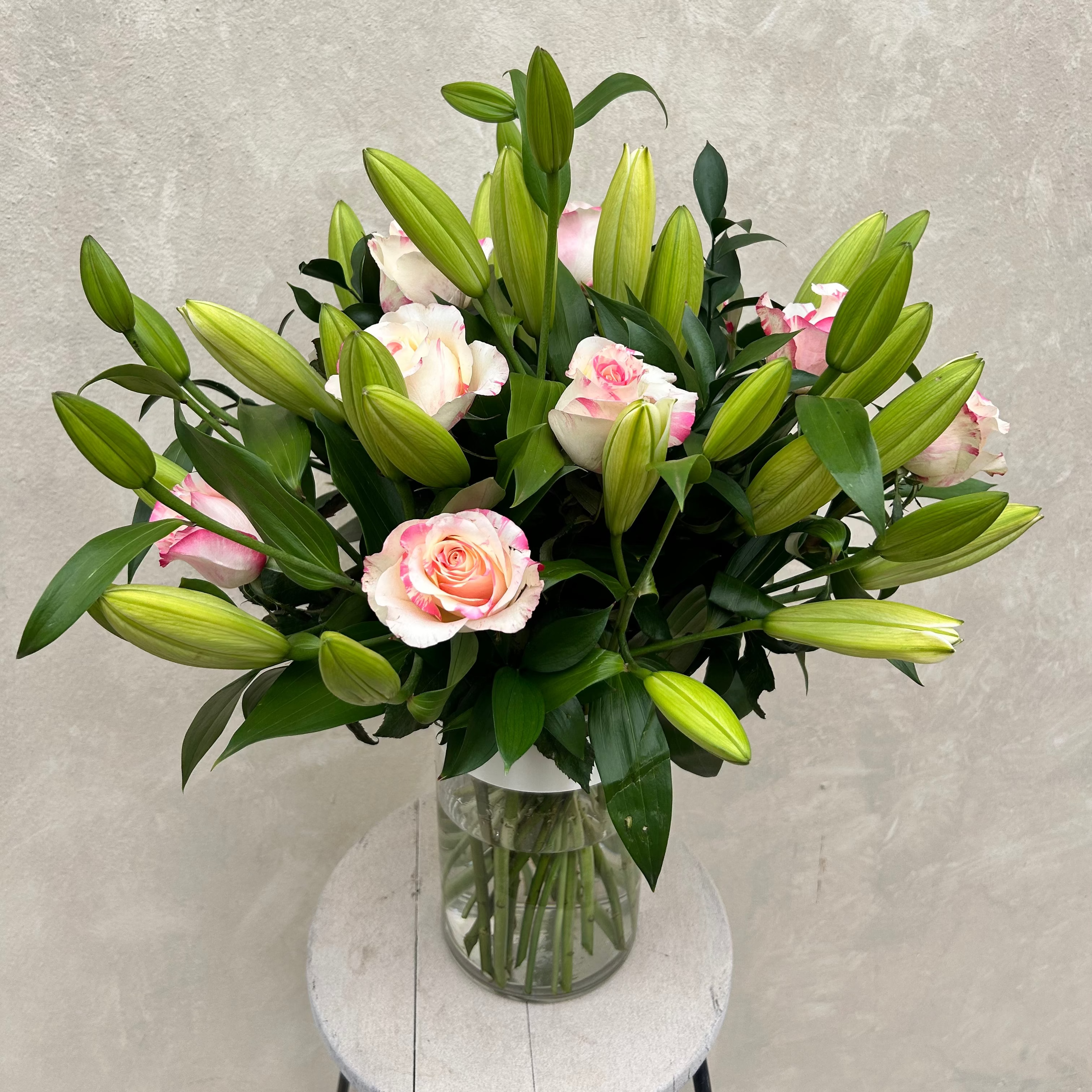 Lillies & Roses Vase