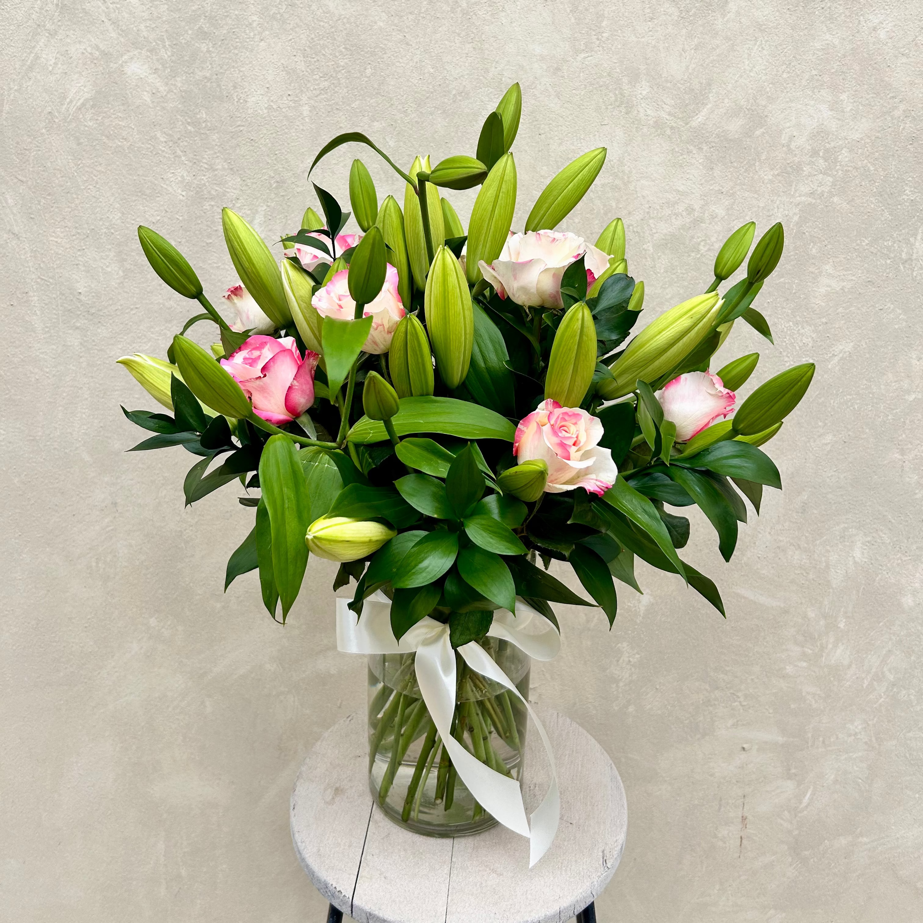 Lillies & Roses Vase