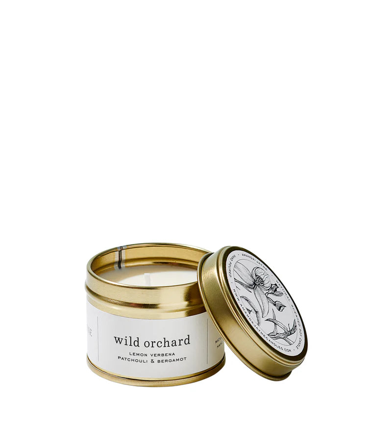 Gold Tin Travel Candle