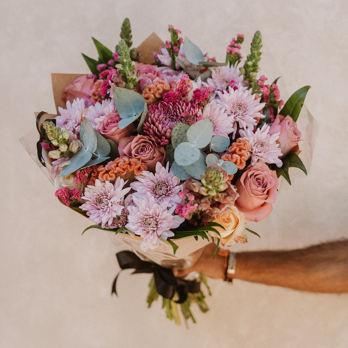 Pastel Soft Pinks & Lilacs Bouquet - Fresh Flowers on Florida