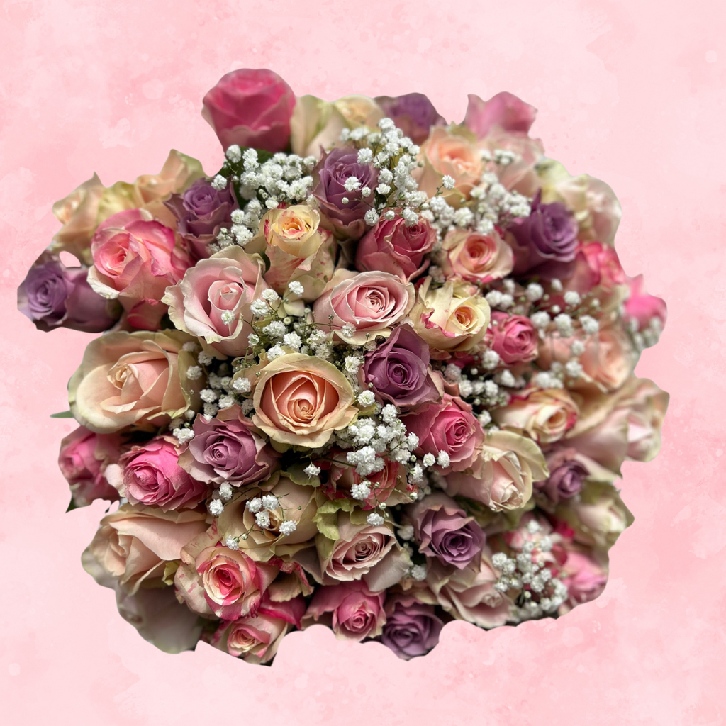Mother's Day Pastel Roses Bouquet