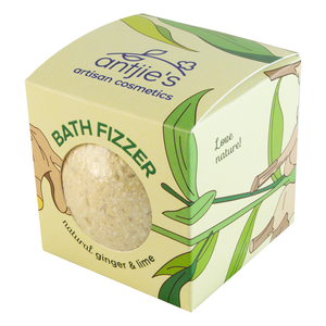 Bath Fizzer – Ginger & Lime – in Cute Box!