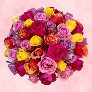 Mother's Day Rainbow Roses Bouquet