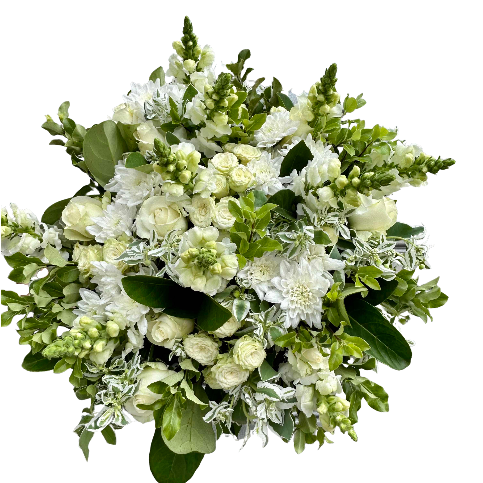 Classic Whites Bouquet - Fresh Flowers on Florida