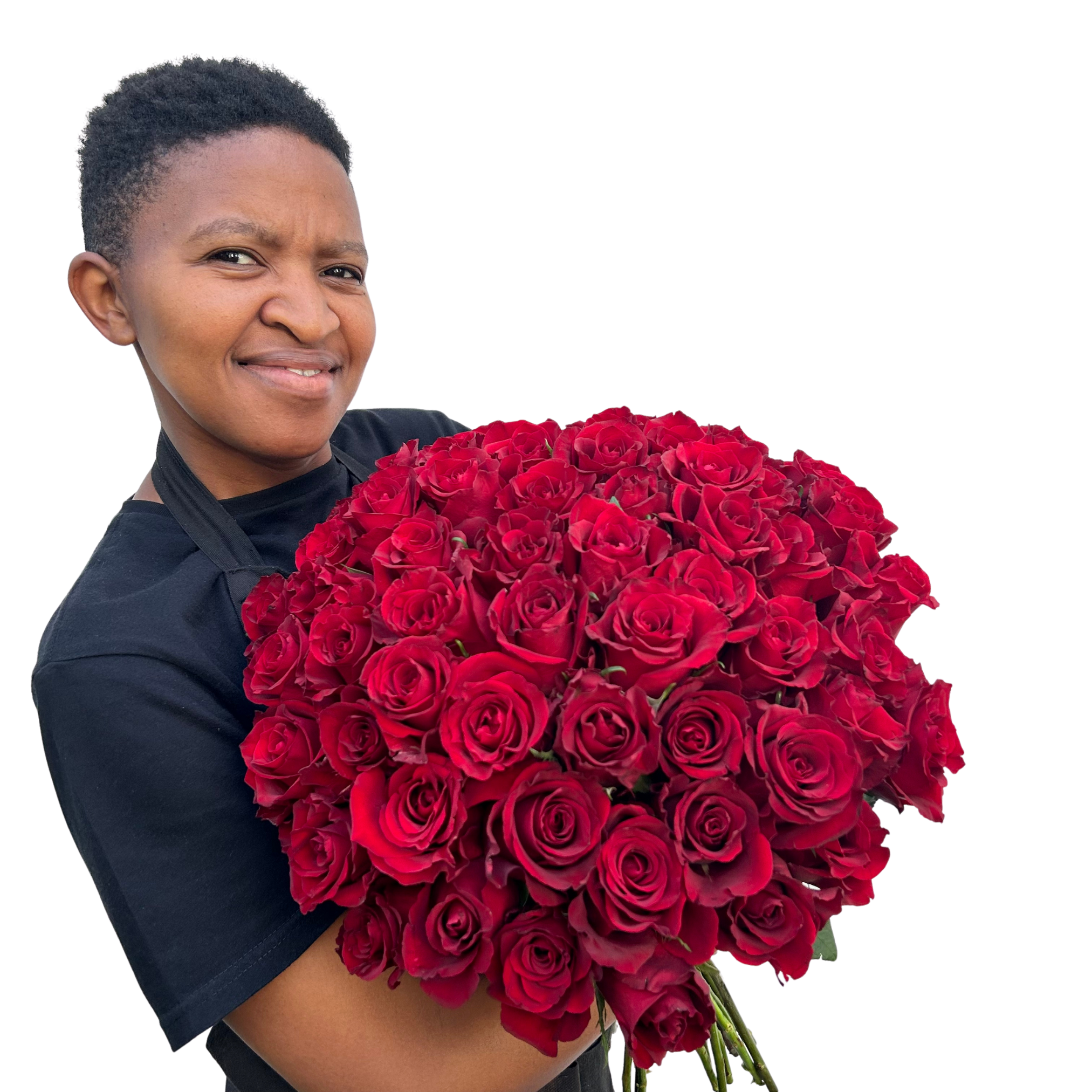 Valentines Speciality Red Rose 🌹 Long Stems (60cm) - Fresh Flowers on Florida