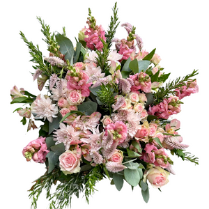 Pastel Soft Pinks & Lilacs Bouquet